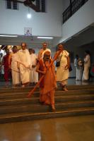 HH Swamiji's arrival at Samadhi Math, Mangaluru (26 July 2026); Picture Courtesy Smt. Sanjana Bantwal
